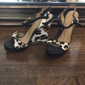 Valentino Garavani Leopard Wedge